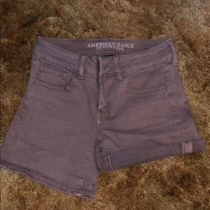Purple shorts